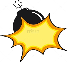 卡通炸弹对话框