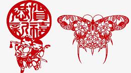 中国风剪纸