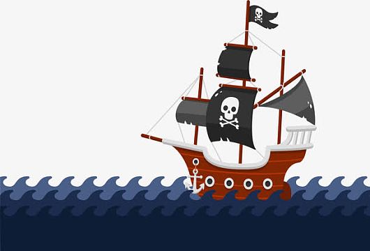 矢量海盗船素材素材_矢量海盗船素材图片元素-觅元素