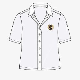 带徽章班服