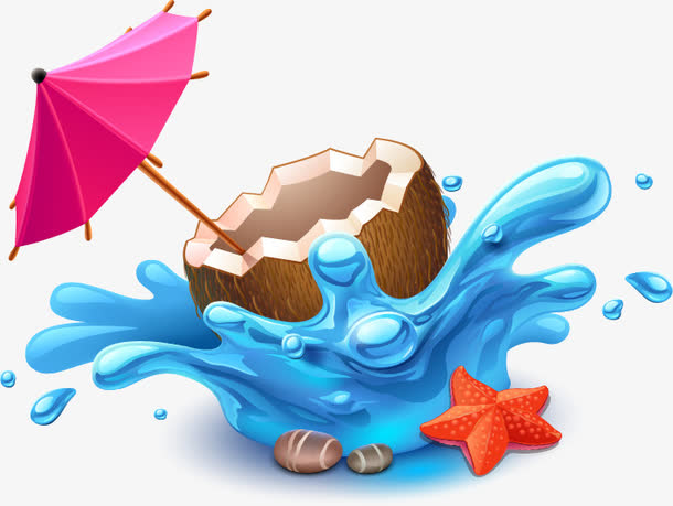 夏天主题元素素材免费下载_觅元素