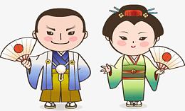 日本和服卡通人物