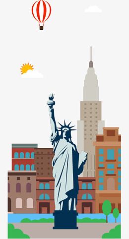 扁平化环球旅行素材