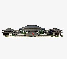 陕西建筑拍摄图插图元素