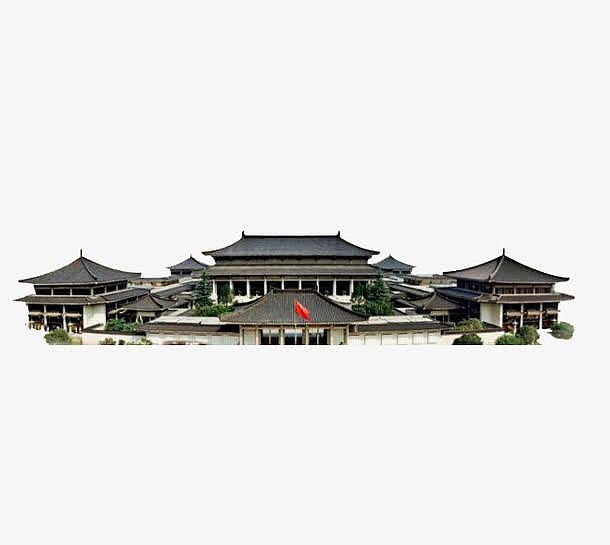 陕西建筑拍摄图插图元素