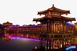 陕西建筑拍摄图插图元素