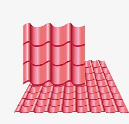 红色瓦块