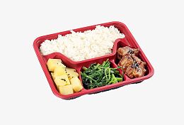 盒饭中餐打包盒素材