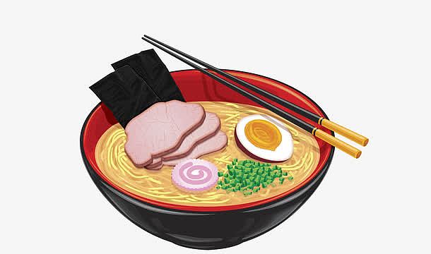画png彩色面条png金色意大利面条png两碗手绘面条png面条png彩色面条