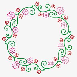 矢量艺术植物花纹