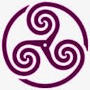 葵花Wheeled Triskelion 1肖像