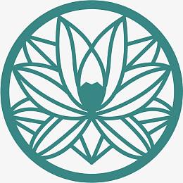 角花底纹花型对称平面图形
