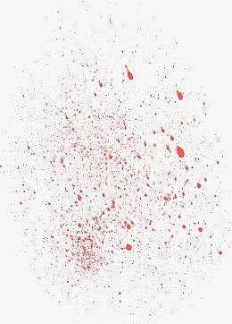 红色创意喷粉