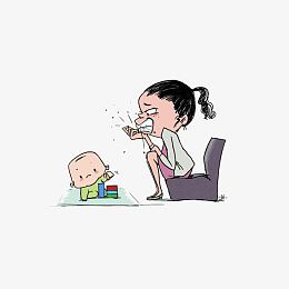 照顾小孩