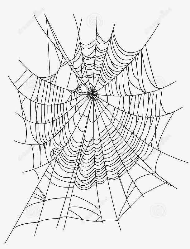 卡通蜘蛛网素材蜘蛛网图标 