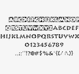 蜘蛛网字母