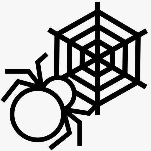 蜘蛛结网图标