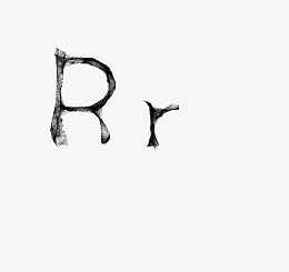 蜘蛛网字母