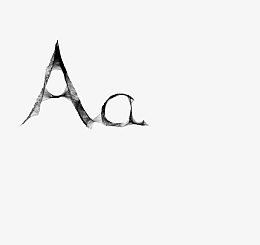 蜘蛛网字母