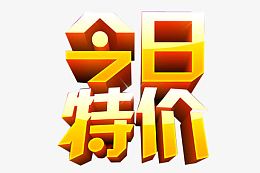 立体字今日特价