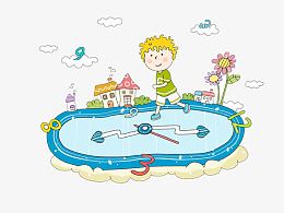 操场跑道样式时钟