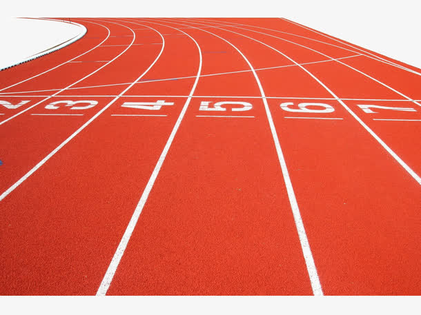 纵向数字操场跑道素材