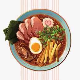 矢量日式拉面