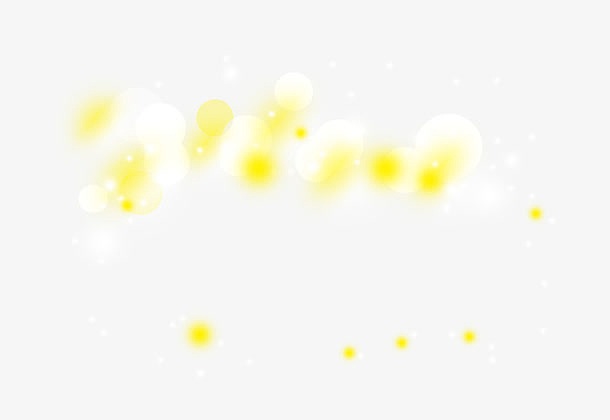 白色星光和黄白斑点