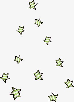 涂鸦小星星素材