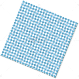 蓝色简约格子餐布边框纹理