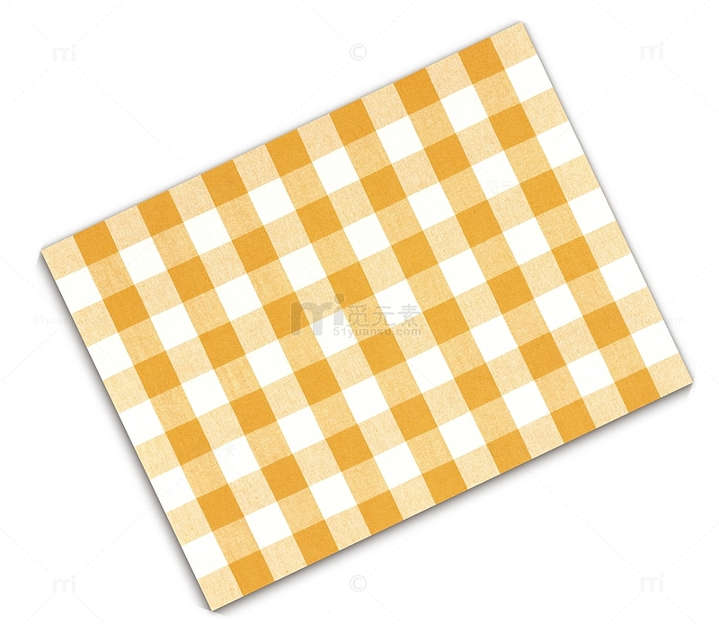 黄色餐布