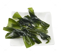 盘装海带结图片素材