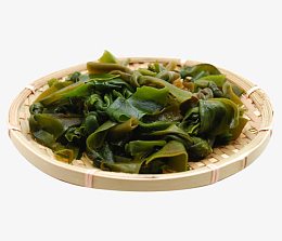 竹篮里的海带结图片素材