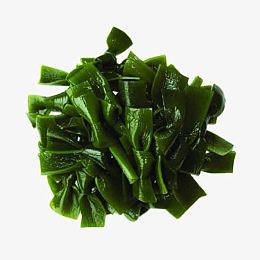 一堆绿海带结图片素材