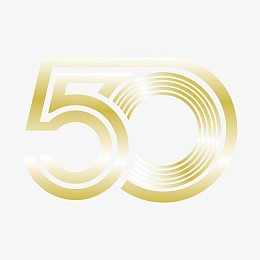 50周年艺术字创意