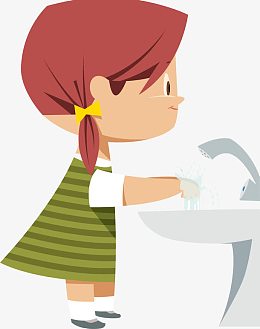 水龙头洗手