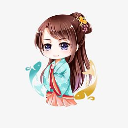 双鱼座汉服少女