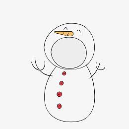雪人大头贴