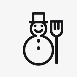 圣诞节概述雪人圣诞图标