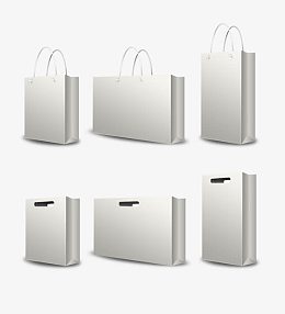 白色纸袋