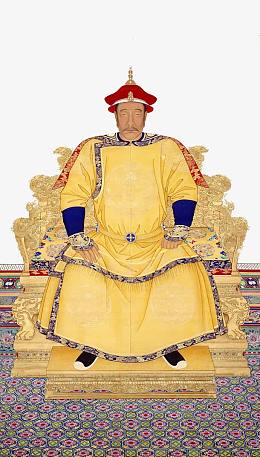 满族皇帝努尔哈赤朝服画像