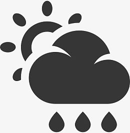 云预测灰色雨太阳天气天气预报