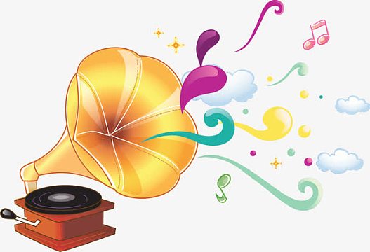 卡通留声机