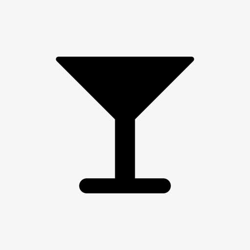 玻璃高脚杯图标