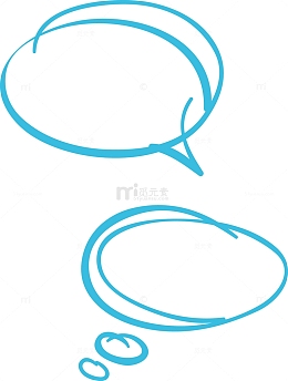 卡通动漫人物语言框