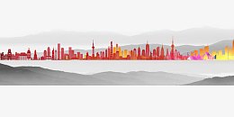 城市剪影素材