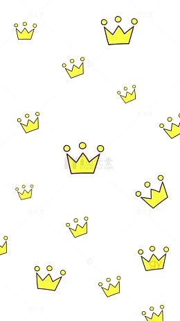矢量简笔画皇冠素材