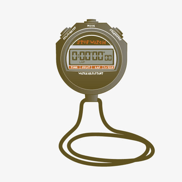 卡通黑色计时器素材免费下载_觅元素