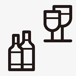 啤酒与杯子图标