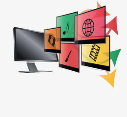 led电子显示屏设计元素_led电子显示屏免抠素材_觅元素51yuansu.com